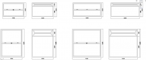 Aluminum Fold Out Windows Spec sheet